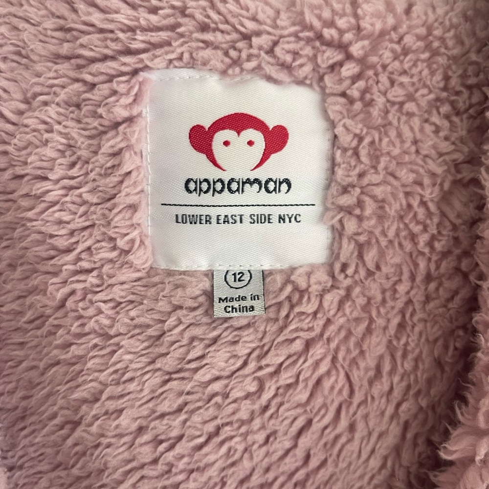 Appaman Kids Iridescent Pink Jacket Faux Fur Hood - Picture 6 of 6